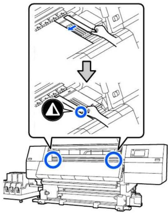 EPSON SureColor SC-F11000H - Procédure d'entraînement d'enroulement - 2