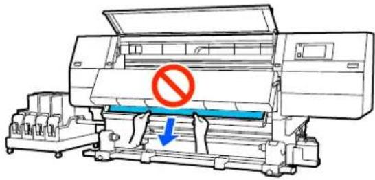 EPSON SureColor SC-F11000H - Procédure d'entraînement d'enroulement - 5