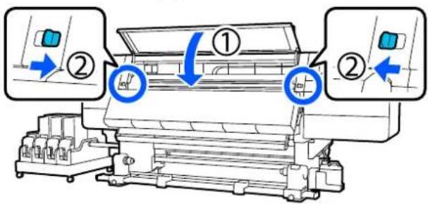 EPSON SureColor SC-F11000H - Procédure d'entraînement d'enroulement - 3
