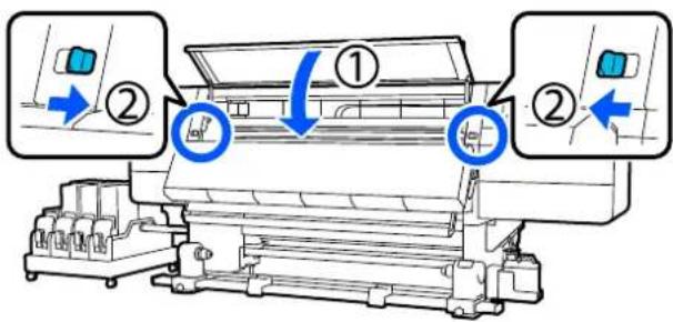 EPSON SureColor SC-F11000H - Retrait de l'unité chargement papier de type de grande capacité - 7