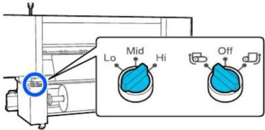 EPSON SureColor SC-F11000H - Procédure d'entraînement d'enroulement - 5
