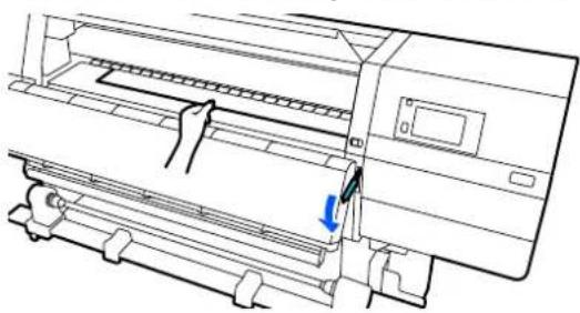 EPSON SureColor SC-F11000H - Procédure d'entraînement d'enroulement - 6