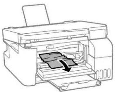 EPSON EcoTank ET-2862 - Retirez le papier coincé. - 5