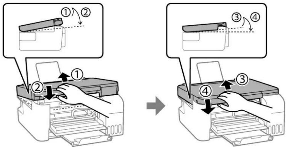 EPSON EcoTank ET-2862 - Retirez le papier coincé. - 7