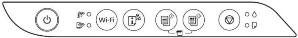 EPSON EcoTank ET-2862 - Vérifier le statut des voyants et de l'imprimante - 1