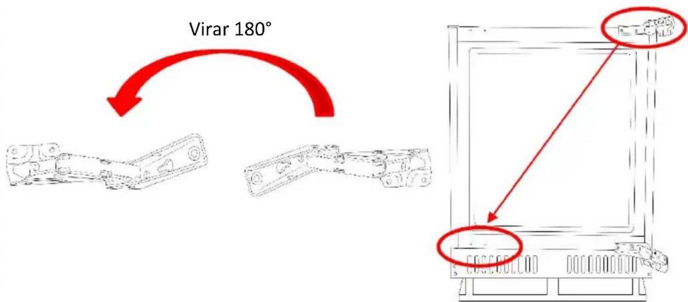 NODOR NorFrost HAIL 82 BI - Reversibilidade da porta - 1