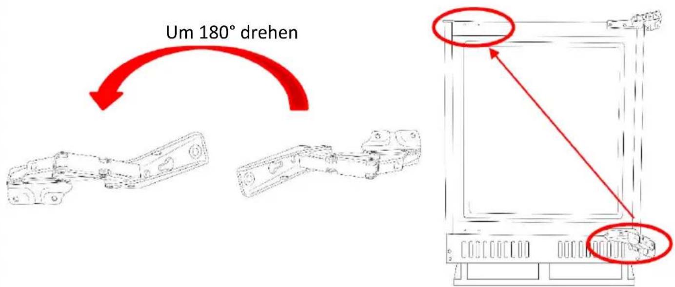 NODOR NorFrost HAIL 82 BI - Umdrehen der Tür - 6