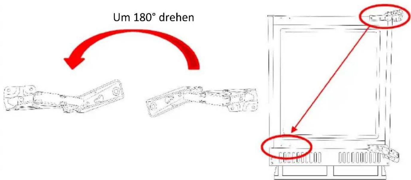 NODOR NorFrost HAIL 82 BI - Umdrehen der Tür - 5