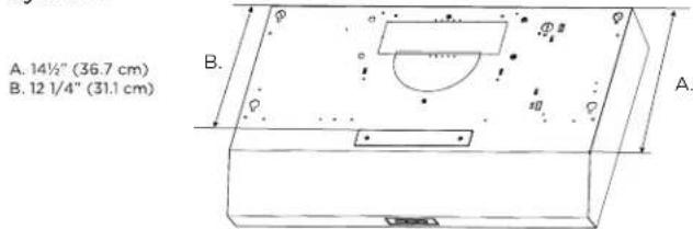 FRIGIDAIRE FCVW3652AS - Recirculation Vent Cover - 2