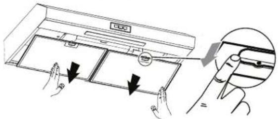 FRIGIDAIRE FCVW3652AS - Pour nettoyer ou remplacer le filtré àGRAISE: - 2
