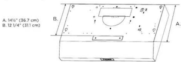 FRIGIDAIRE FCVW3652AS - Style 1 - Recirculating Hood version - 1