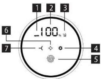 Concept VP6250 - DESCRIZIONE DEL DISPLAY - 1