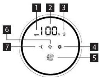 Concept VP6250 - BESCHREIBUNG DES DISPLAYS - 1