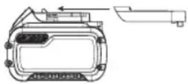 DEWALT DCN45RN - Transport de la batterie FLEXVOLT™ - 1