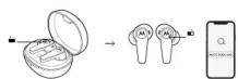 MOTOROLA Moto Buds 600 ANC - Activé/Désactivé/Jumelage - 1