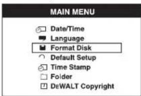 DEWALT DCT411 - Για μορφοποίηση κάρτας Micro SD [FORMAT DISK] - 1
