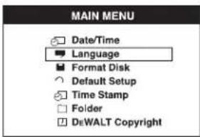 DEWALT DCT411 - To Change Languages - 1