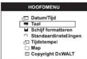DEWALT DCT411 - Een foto of video-opname wissen tijdens het bekijken - 5