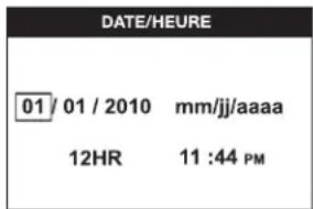 DEWALT DCT411 - Configuration de la date et de l'heure - 1