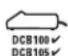 DEWALT DCT411 - Labels op de oplader en accu - 9
