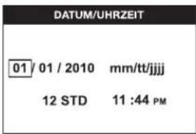 DEWALT DCT411 - Einstellung von Datum und Uhrzeit - 1