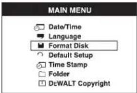 DEWALT DCT411 - Micro SD Kartı Biçimlendirmek İçin [FORMAT DISK] - 1