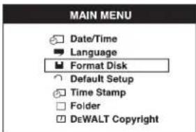 DEWALT DCT411 - NOTICE: Formatting the micro SD card will erase all data. - 1