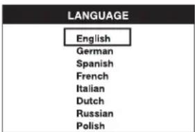 DEWALT DCT411 - Indstilling af sprog [LANGUAGE] - 1