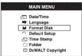 DEWALT DCT411 - MERK: Formatering av micro SD kortet vil slette alle data. - 1