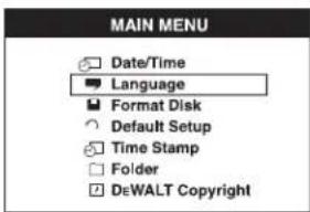 DEWALT DCT411 - Για αλλαγή γλώσσας [LANGUAGES] - 1