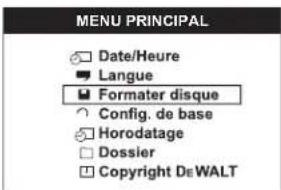 DEWALT DCT411 - Pour formater la carte Micro SD - 1