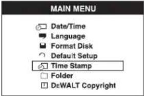 DEWALT DCT411 - Alterar data e hora [DATE/TIME] - 3