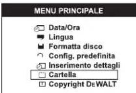 DEWALT DCT411 - Per eliminare foto o video singoli - 1