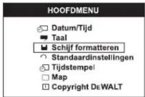 DEWALT DCT411 - Micro SD Card formatteren - 1