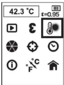 DEWALT DCT416 - Ändern der Hintergrundtemperatur - 1