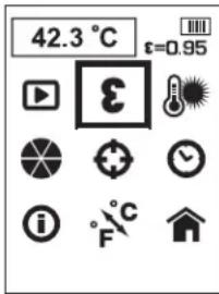 DEWALT DCT416 - For å endre emissiviteten - 1