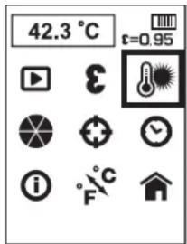 DEWALT DCT416 - To Change Background Temperature - 1