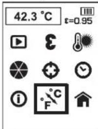DEWALT DCT416 - To Change Temperature Scales - 1