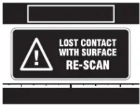 DEWALT DCT418 - LOST CONTACT WITH THE WALL SURFACE - 1
