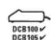 DEWALT DCT418 - Labels op de oplader en accu - 9