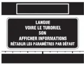 DEWALT DCT418 - Options du menu - 1