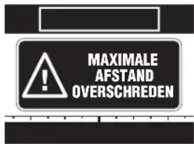 DEWALT DCT418 - MAXIMALE AFSTAND OVERSCHREDEN - 1