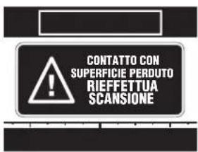 DEWALT DCT418 - PERDITA DI CONTATTO CON LA SUPERFICIE DELLA PARETE - 1