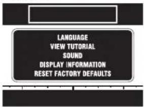 DEWALT DCT418 - Opções de menu - 1