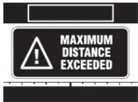 DEWALT DCT418 - MAXIMUM DISTANCE EXCEEDED - 1
