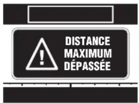 DEWALT DCT418 - DISTANCE MAXIMUM DÉPASSÉE - 1