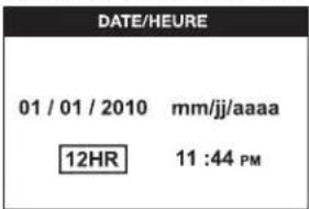 DEWALT DCT412 - Pour modifier la date/heure - 2