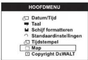 DEWALT DCT412 - Een foto of video-opname wissen tijdens het bekijken - 1