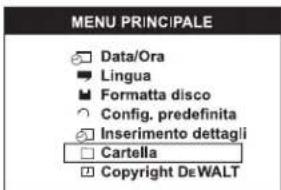 DEWALT DCT412 - Per eliminare una foto o un video durante la visualizzazione - 1