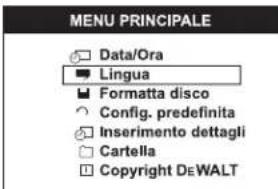 DEWALT DCT412 - Per modificare le lingue - 1